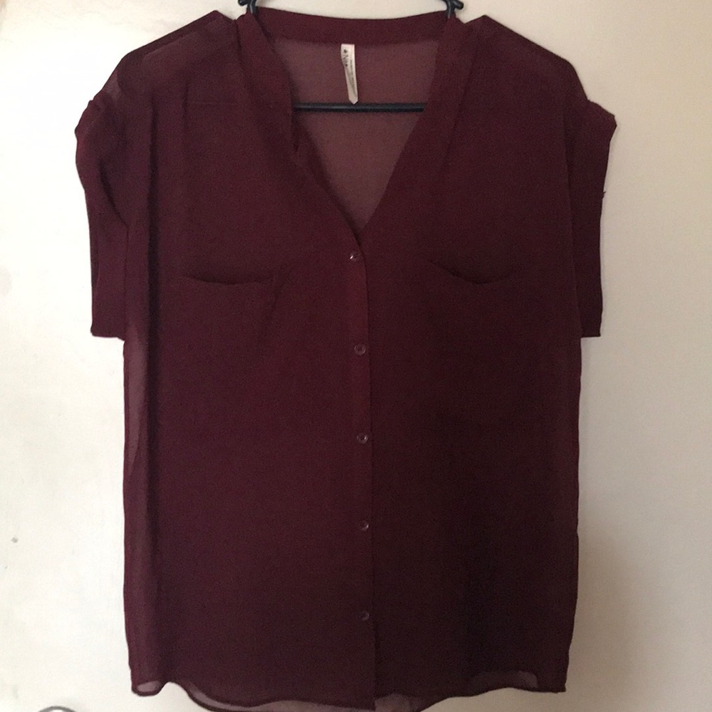 Sheer blouse